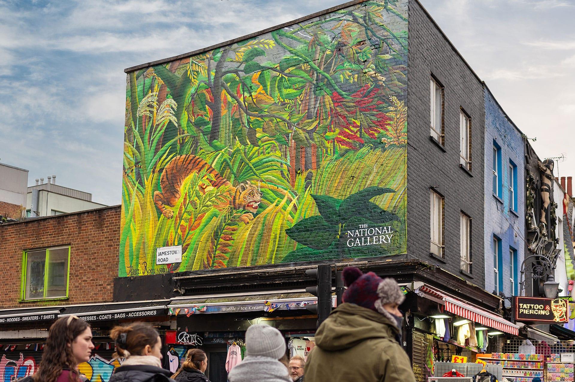 Murals reMastered: Henri Rousseau’s Surprised!